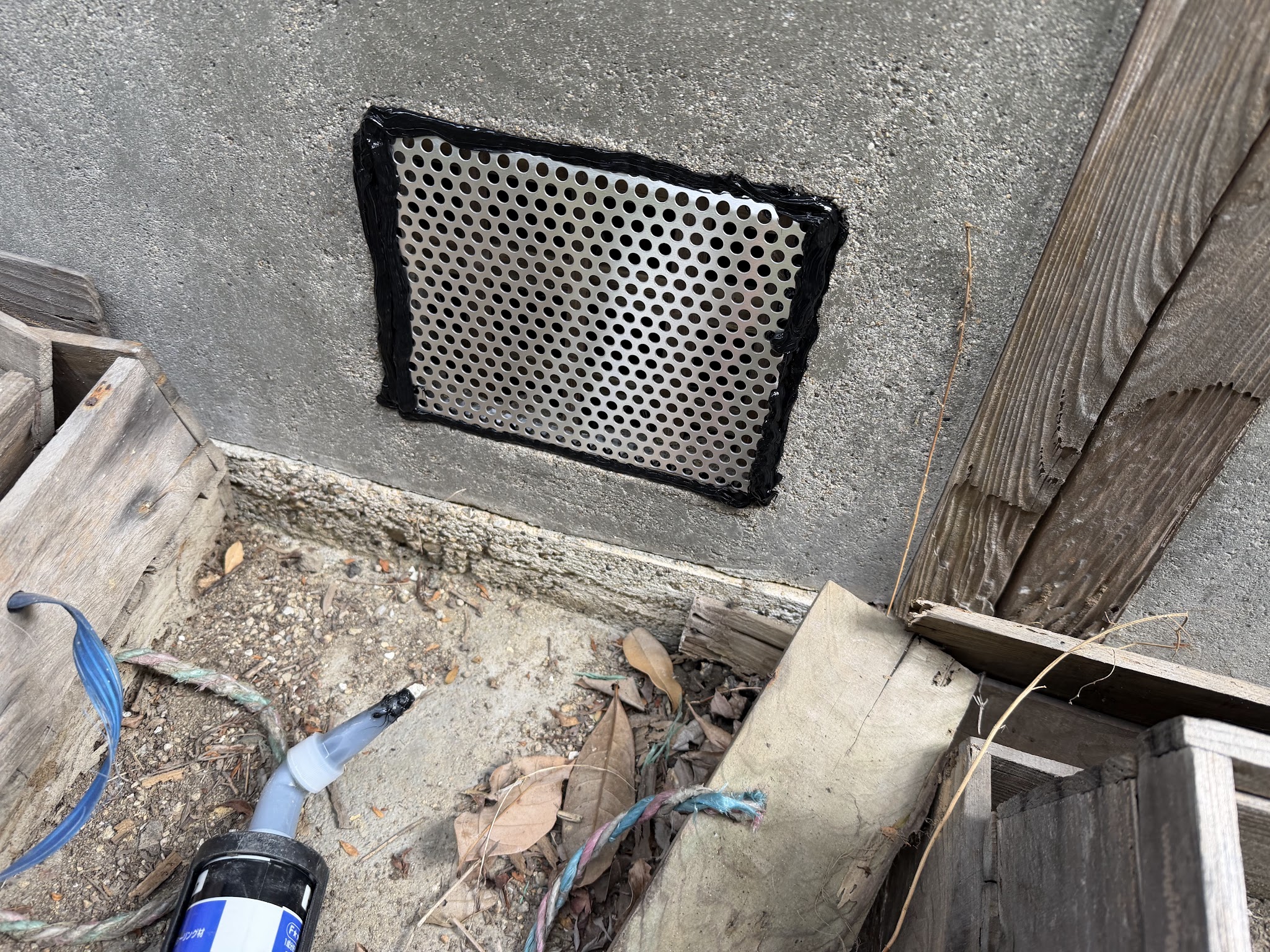 大阪府大阪狭山市アライグマ駆除現場の写真47